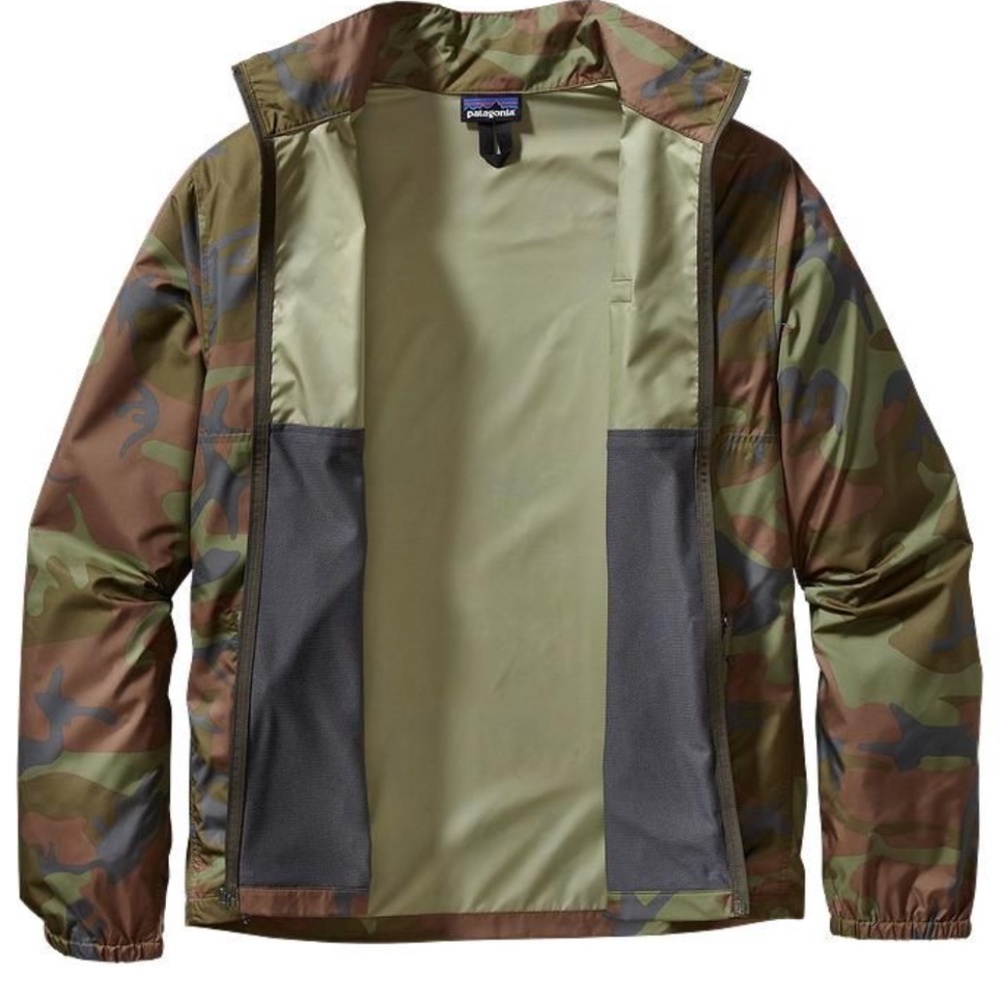 Men’s Patagonia Camo Windbreaker
